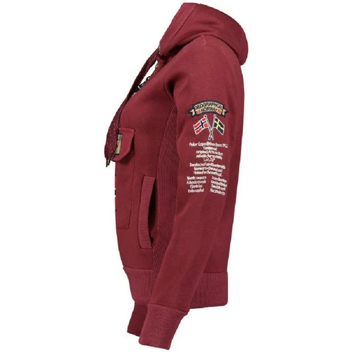 Geographical Norway WU6848F/GNO Sweats & Polaires Couleur Rouge 5 Geographical Norway WU6848F/GNO Sweats & Polaires Couleur Rouge – Image 3