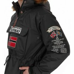 Geographical Norway WR042H/GN Manteaux Couleur Noir -Geographical Norway Soldes 22031906 500 C