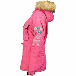 Geographical Norway WR611F/GN Manteaux Couleur Rose -Geographical Norway Soldes 22032195 500 C