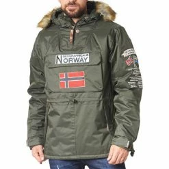 Geographical Norway WR042H/GN Manteaux Couleur Kaki