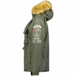 Geographical Norway WR611F/GN Manteaux Couleur Kaki -Geographical Norway Soldes 22032519 500 C
