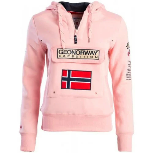 Geographical Norway WU6881F/GNO Sweats & Polaires Couleur Rose 3 Geographical Norway WU6881F/GNO Sweats & Polaires Couleur Rose
