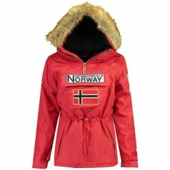 Geographical Norway WR731E/GN Manteaux Couleur Rouge