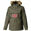 Geographical Norway WR735E/GN Manteaux Couleur Kaki -Geographical Norway Soldes 22037119 500 A