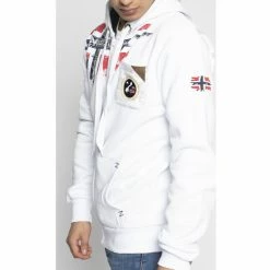Geographical Norway Sweat sport Fespot Sweats & Polaires Couleur Blanc -Geographical Norway Soldes 22191374 500 B
