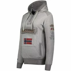 Geographical Norway Sweat Femme Geo Norway Gymclass Sweats & Polaires Couleur Gris -Geographical Norway Soldes 22217839 500 B