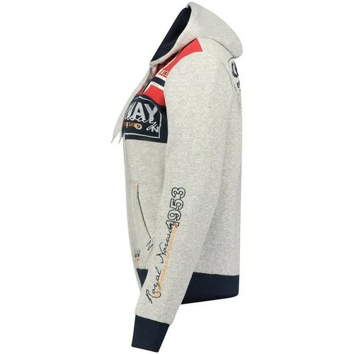 Geographical Norway Sweat Femme Geo Norway Flyer Sweats & Polaires Couleur Gris 5 Geographical Norway Sweat Femme Geo Norway Flyer Sweats & Polaires Couleur Gris – Image 3