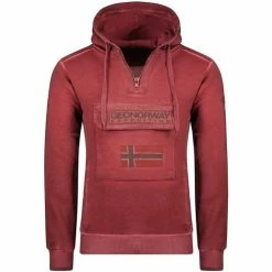 Geographical Norway Sweat Homme Geo Norway Gymclass Sweats & Polaires Couleur Rouge