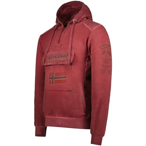 Geographical Norway Sweat Homme Geo Norway Gymclass Sweats & Polaires Couleur Rouge 4 Geographical Norway Sweat Homme Geo Norway Gymclass Sweats & Polaires Couleur Rouge – Image 2