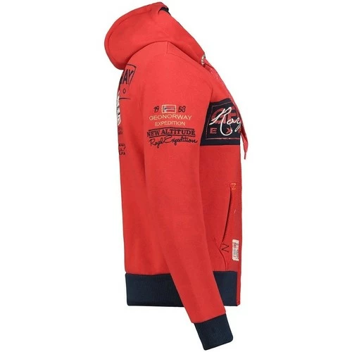 Geographical Norway Sweat Femme Geo Norway Flyer Sweats & Polaires Couleur Rouge 6 Geographical Norway Sweat Femme Geo Norway Flyer Sweats & Polaires Couleur Rouge – Image 4