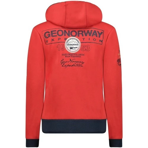 Geographical Norway Sweat Femme Geo Norway Flyer Sweats & Polaires Couleur Rouge 7 Geographical Norway Sweat Femme Geo Norway Flyer Sweats & Polaires Couleur Rouge – Image 5