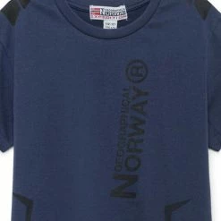 Geographical Norway T-Shirt col rond JANGATA T-shirts & Polos Couleur Bleu marine -Geographical Norway Soldes 22428095 500 B