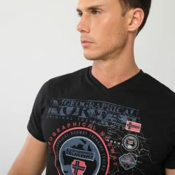 Geographical Norway T-Shirt JANTARTIC T-shirts & Polos Couleur Noir -Geographical Norway Soldes 22428097 500 B
