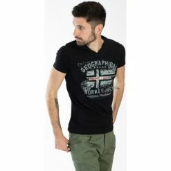 Geographical Norway T-Shirt JOURI T-shirts & Polos Couleur Noir -Geographical Norway Soldes 22428146 500 C