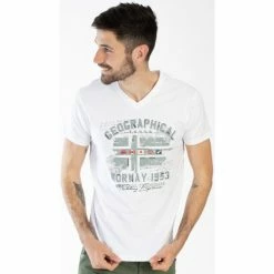 Geographical Norway T-Shirt JOURI T-shirts & Polos Couleur Blanc