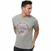 Geographical Norway T-Shirt col V JUDICAEL T-shirts & Polos Couleur Gris -Geographical Norway Soldes 22430729 500 A