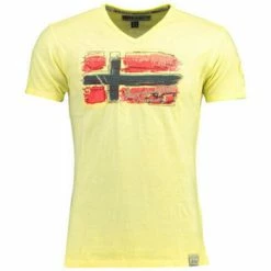 Geographical Norway JACOBIN T-shirts & Polos Couleur Jaune
