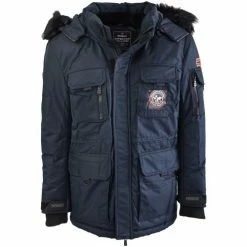 Geographical Norway ARTHUR Manteaux Couleur Bleu