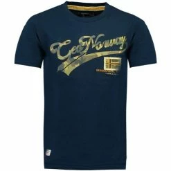 Geographical Norway JOLANO T-shirts & Polos Couleur Bleu