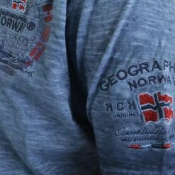 Geographical Norway JABOOM T-shirts & Polos Couleur Bleu -Geographical Norway Soldes 22439755 500 C