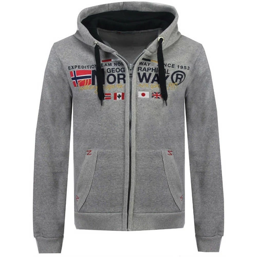 Geographical Norway GALIATOR Sweats & Polaires Couleur Gris 3 Geographical Norway GALIATOR Sweats & Polaires Couleur Gris