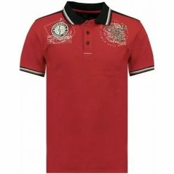 Geographical Norway KOPEZ T-shirts & Polos Couleur Rouge