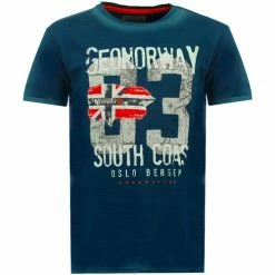 Geographical Norway JALAPO T-shirts & Polos Couleur Bleu