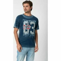 Geographical Norway JALAPO T-shirts & Polos Couleur Bleu -Geographical Norway Soldes 22439880 500 D