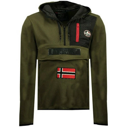 Geographical Norway FERETICO Sweats & Polaires Couleur Kaki 3 Geographical Norway FERETICO Sweats & Polaires Couleur Kaki