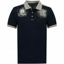 Geographical Norway KOPEZ T-shirts & Polos Couleur Bleu