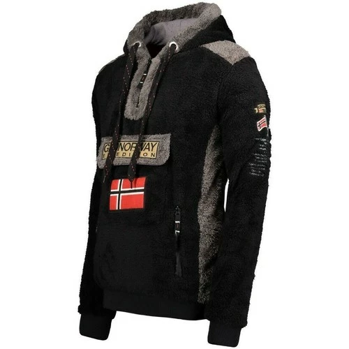 Geographical Norway SHERCO Sweats & Polaires Couleur Noir 4 Geographical Norway SHERCO Sweats & Polaires Couleur Noir – Image 2