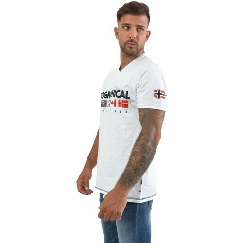 Geographical Norway JOUKY T-shirts & Polos Couleur Blanc 4 Geographical Norway JOUKY T-shirts & Polos Couleur Blanc – Image 2