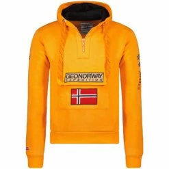 Geographical Norway GYMCLASS Sweats & Polaires Couleur Orange
