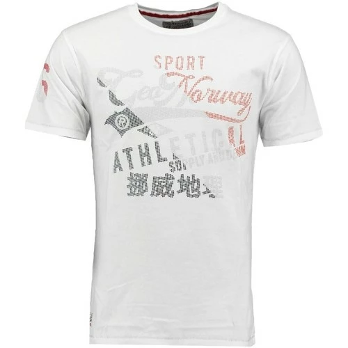 Geographical Norway JEAL T-shirts & Polos Couleur Blanc 3 Geographical Norway JEAL T-shirts & Polos Couleur Blanc