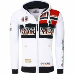 Geographical Norway FLYER Sweats & Polaires Couleur Blanc