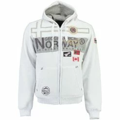 Geographical Norway GARADOCK Sweats & Polaires Couleur Blanc