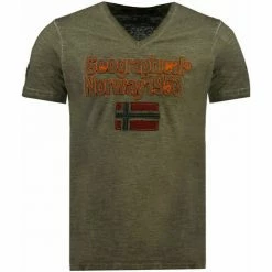 Geographical Norway JIMDO T-shirts & Polos Couleur Kaki