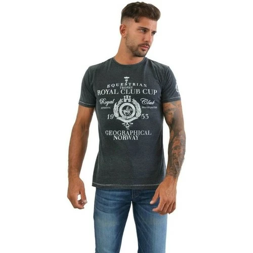 Geographical Norway JOOPER T-shirts & Polos Couleur Noir 4 Geographical Norway JOOPER T-shirts & Polos Couleur Noir – Image 2