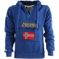 Geographical Norway GYMCLASS Sweats & Polaires Couleur Bleu