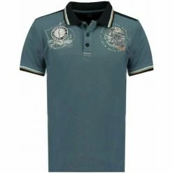 Geographical Norway KOPEZ T-shirts & Polos Couleur Bleu