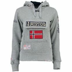 Geographical Norway GYMCLASS LADY Sweats & Polaires Couleur Gris