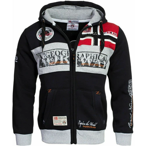 Geographical Norway FLYER Sweats & Polaires Couleur Noir 3 Geographical Norway FLYER Sweats & Polaires Couleur Noir