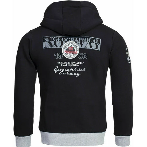 Geographical Norway FLYER Sweats & Polaires Couleur Noir 4 Geographical Norway FLYER Sweats & Polaires Couleur Noir – Image 2