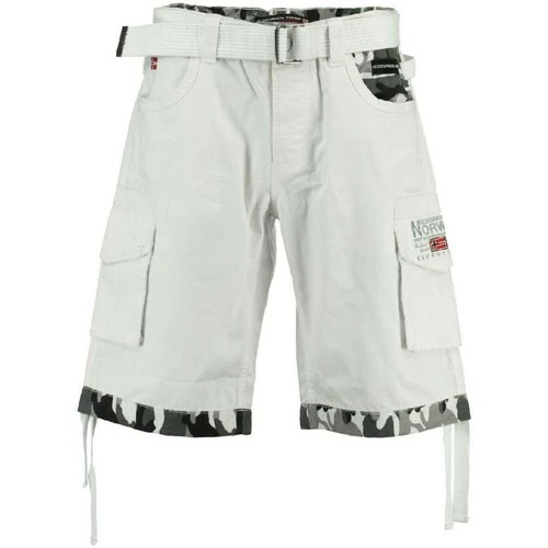 Geographical Norway PARKING Shorts & Bermudas Couleur Blanc 3 Geographical Norway PARKING Shorts & Bermudas Couleur Blanc