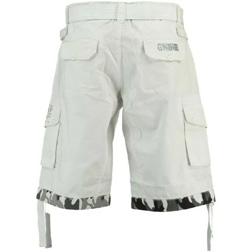 Geographical Norway PARKING Shorts & Bermudas Couleur Blanc 5 Geographical Norway PARKING Shorts & Bermudas Couleur Blanc – Image 3
