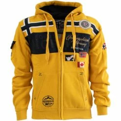 Geographical Norway GARADOCK Sweats & Polaires Couleur Jaune
