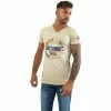 Geographical Norway JIMPEACH T-shirts & Polos Couleur Beige -Geographical Norway Soldes 22440194 500 A