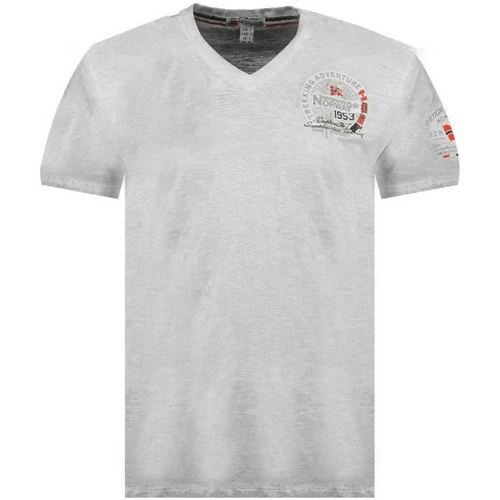 Geographical Norway JABOOM T-shirts & Polos Couleur Gris 3 Geographical Norway JABOOM T-shirts & Polos Couleur Gris