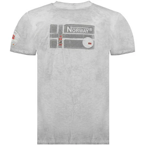 Geographical Norway JABOOM T-shirts & Polos Couleur Gris 5 Geographical Norway JABOOM T-shirts & Polos Couleur Gris – Image 3