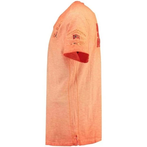 Geographical Norway JABOOM T-shirts & Polos Couleur Orange 4 Geographical Norway JABOOM T-shirts & Polos Couleur Orange – Image 2